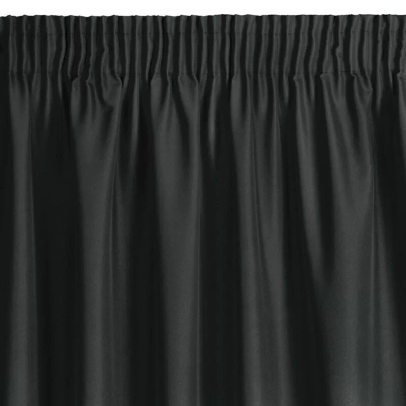 Zasłona na taśmie Rita Eurofirany czarny