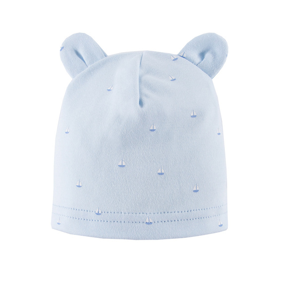 Czapka niemowlęca z uszkami 3-pak Good Day Eevi - niebieski
