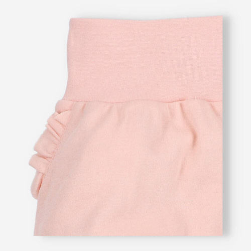 Spodnie dresowe z bawełny organicznej Flowers Nini łososiowy