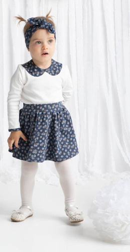 179099 Sonia Body z długim rękawem Nicol - krem