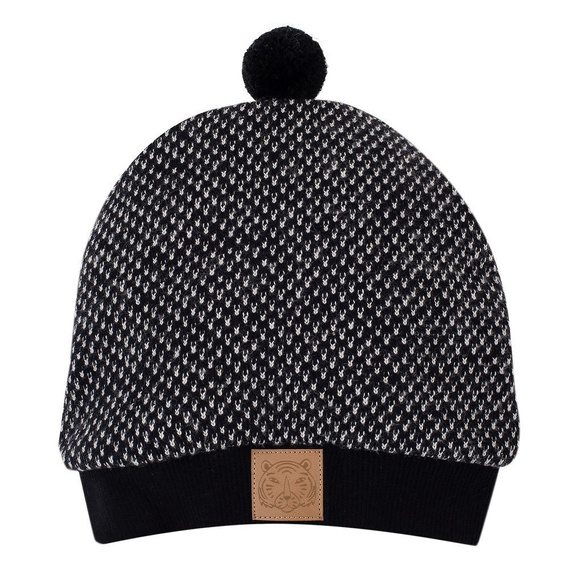 Prążkowana Czapka Le Tigre Pinokio - czarny