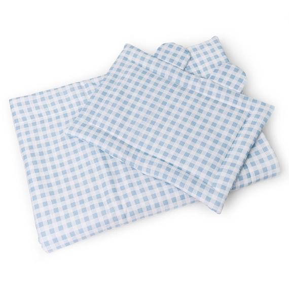 Pościel 2-elementy Beth Komplet pościeli Sensis - biały-niebieski