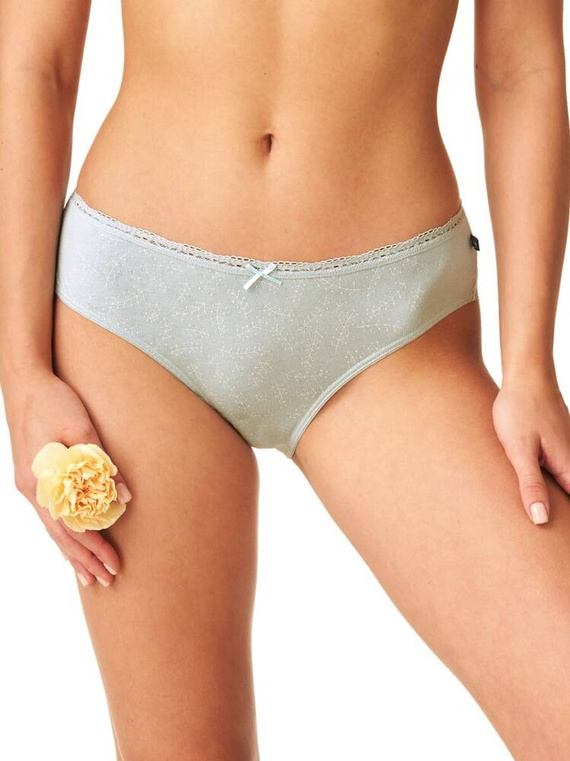 Figi damskie LPC 936 2-pak Key szary miętowy