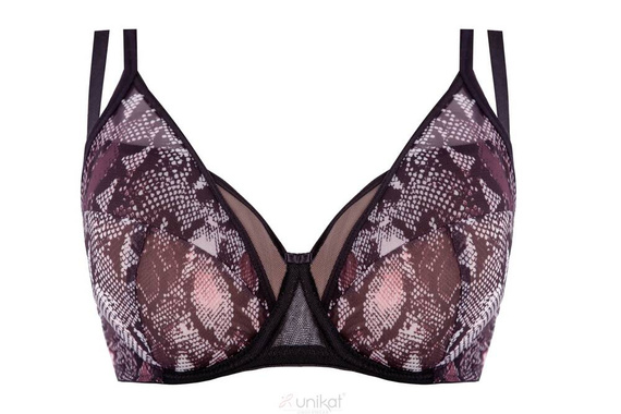 Biustonosz usztywniany Zuma Unikat czarny