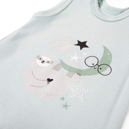 Śpiochy niemowlęce Mellow Ewa Klucze- mięta