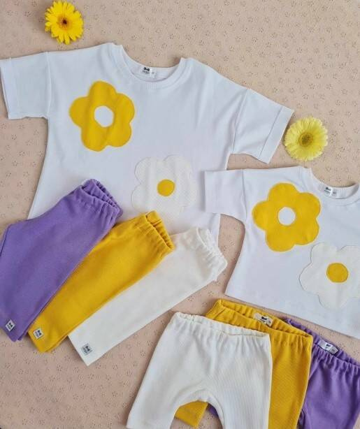 Kolarki prążek 3511/3M Marija - musztarda