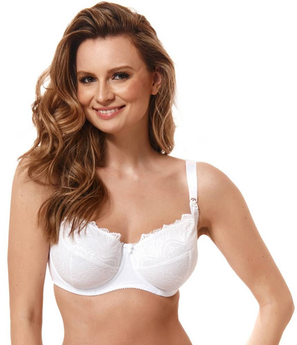 Biustonosz do karmienia miękki MM54 Kostar- biały