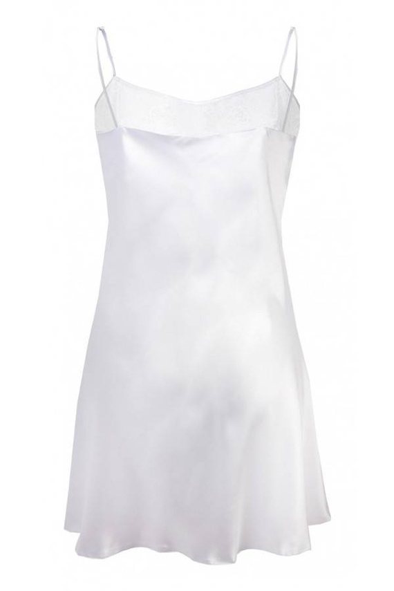 Halka satynowa koszulka damska Doreen DKaren - biały