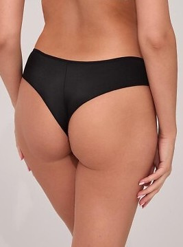 Ava 2211/B – brazyliany damskie z kwiatową koronką, mikrofibra