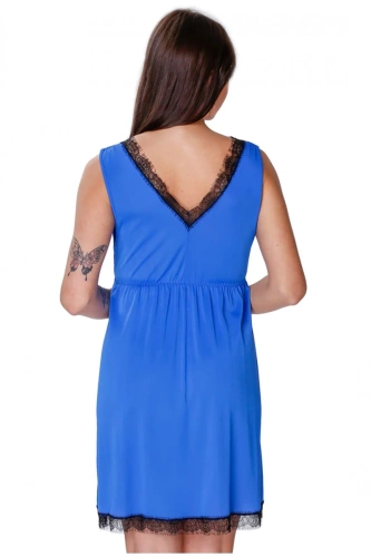 Koszula nocna 86604 Aveline Mewa szafirowy