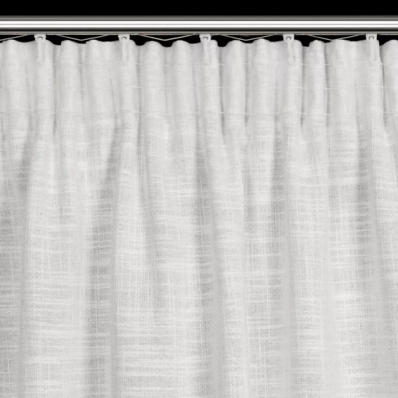 Zasłona na taśmie Rosi Eurofirany srebrny