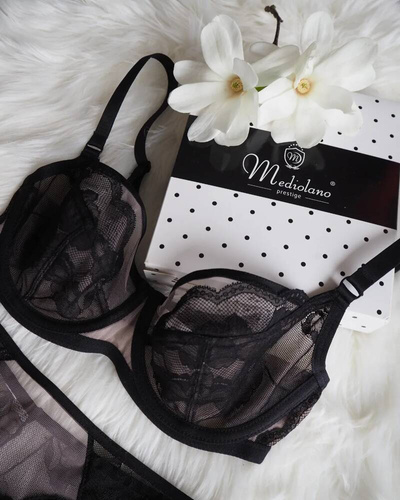 Biustonosz miękki soft 19201 Amelia Mediolano czarny