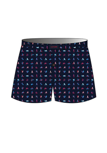 Cornette Bokserki męskie 001/140, 011/140 Classic , -granatowy