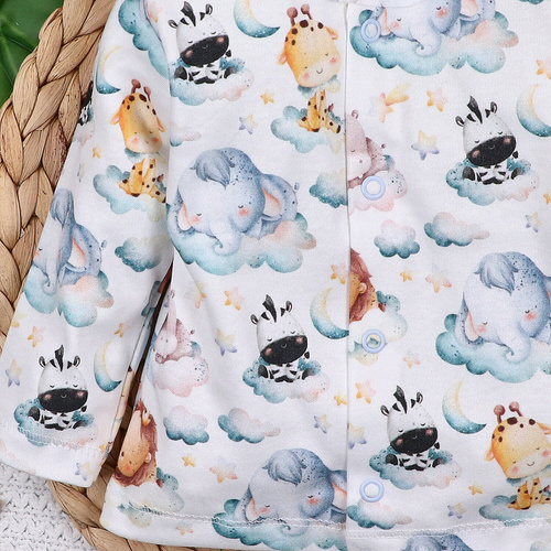 Kaftanik niemowlęcy Little Dreamers Nini z bawełny organicznej – bezpieczny, hipoalergiczny, polska produkcja