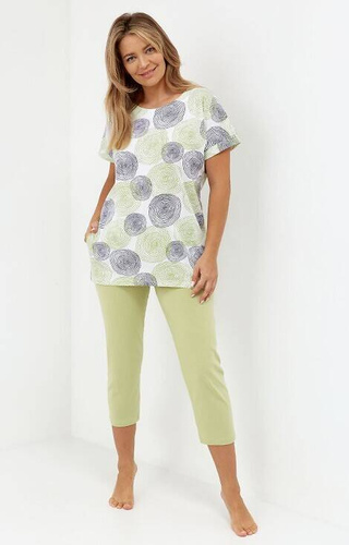 Piżama damska 254 Cana- zielona