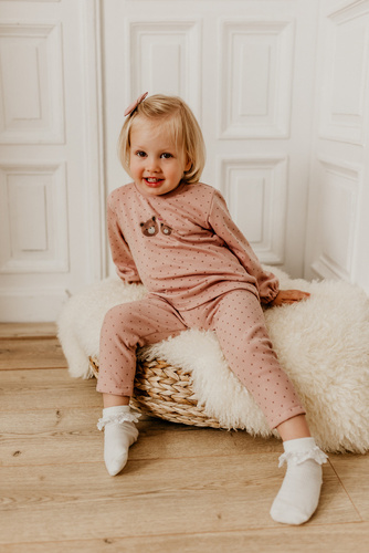 Bluzka dla dziewczynki Hearts & Bears  Eevi- różowy