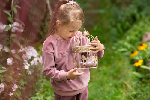 Bluza dziewczęca Magic Vibes Pinokio - różowy