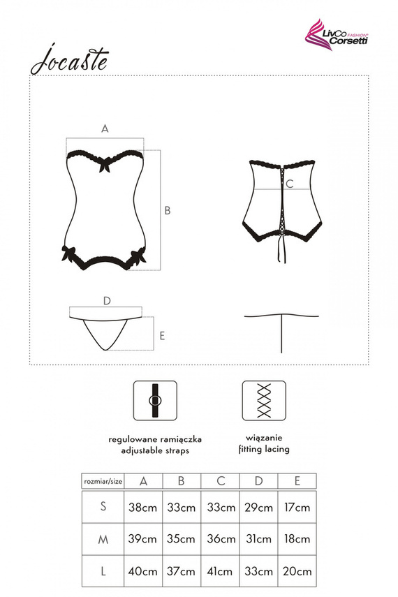 Komplet Jocaste LC 16039 LivCo Corsetti Fashion