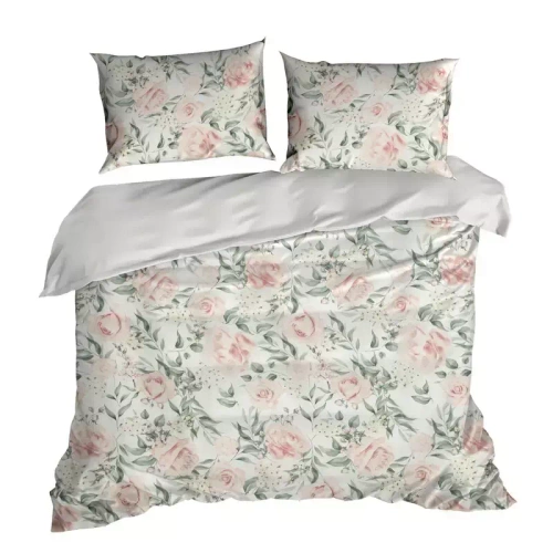 Pościel satynowa Spring 16 Róże Eurofirany różowy