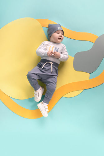 Legginsy Fun Time Pinokio- niebieski