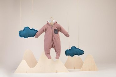 Ciepły Kombinezon dla chłopca "Dreamer" PINOKIO ciemny beż