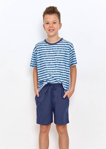 Piżama dla chłopca 2949/2950/2953 Noah Taro niebieski