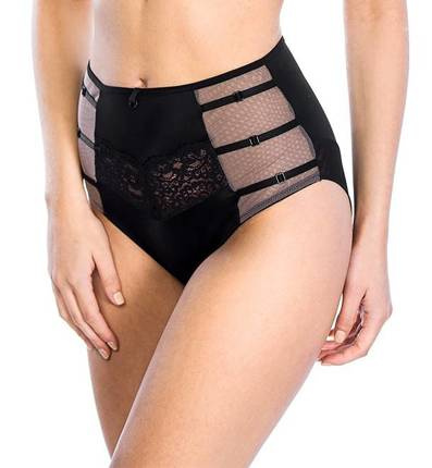 Figi damskie 19025 Deziro Mediolano czarny