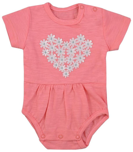 "MARCELINKA" Body niemowlęce krótki rękaw  Koala- biały