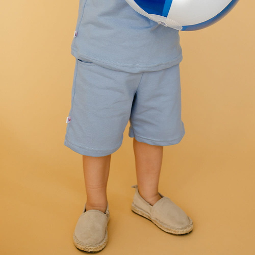 Szorty bawełniane Elephant Eevi- niebieskie