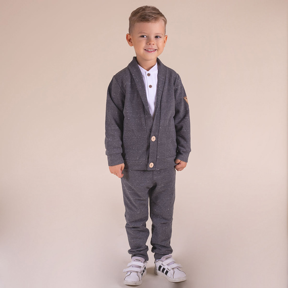 169558 Mix Spodnie dresowe Nicol - grafitowy