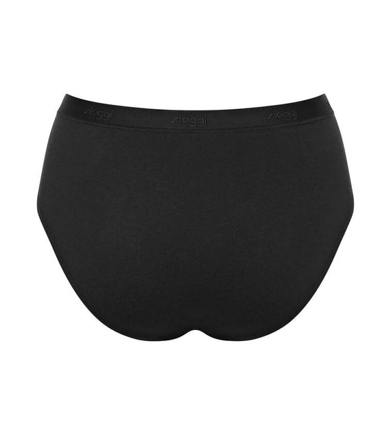 Figi Damskie Casual Midi Sloggi Go - black