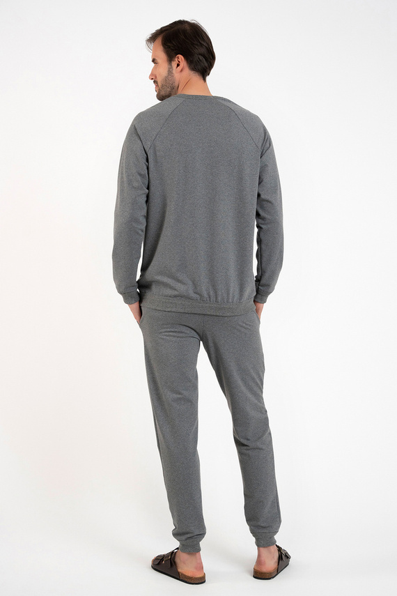 Komplet Męski Hektor Italian Fashion - średni melanż