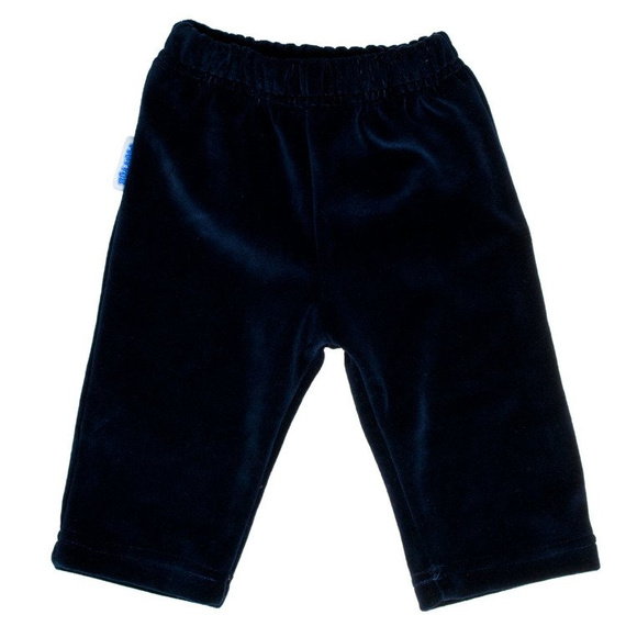 Spodnie niemowlęce welurowe Martex seledynowe