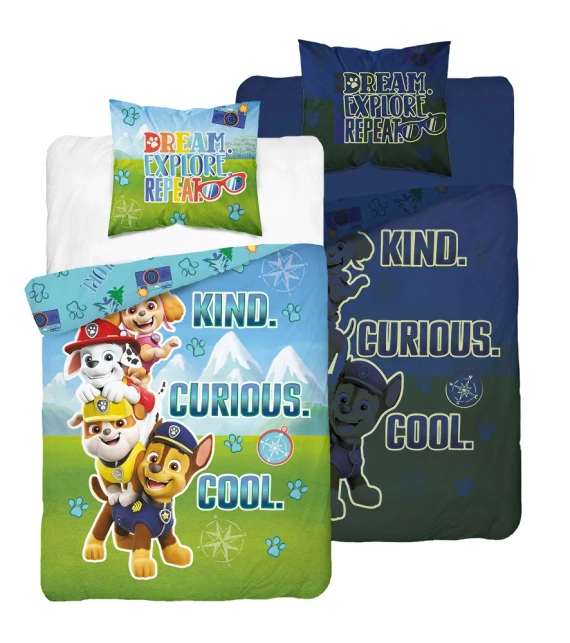Pościel bawełniana świecąca w ciemności Psi Patrol PP 26 Psi Patrol Detexpol