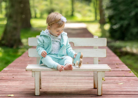 Bluza dresowa Aromatyczne listki Nini turkusowy