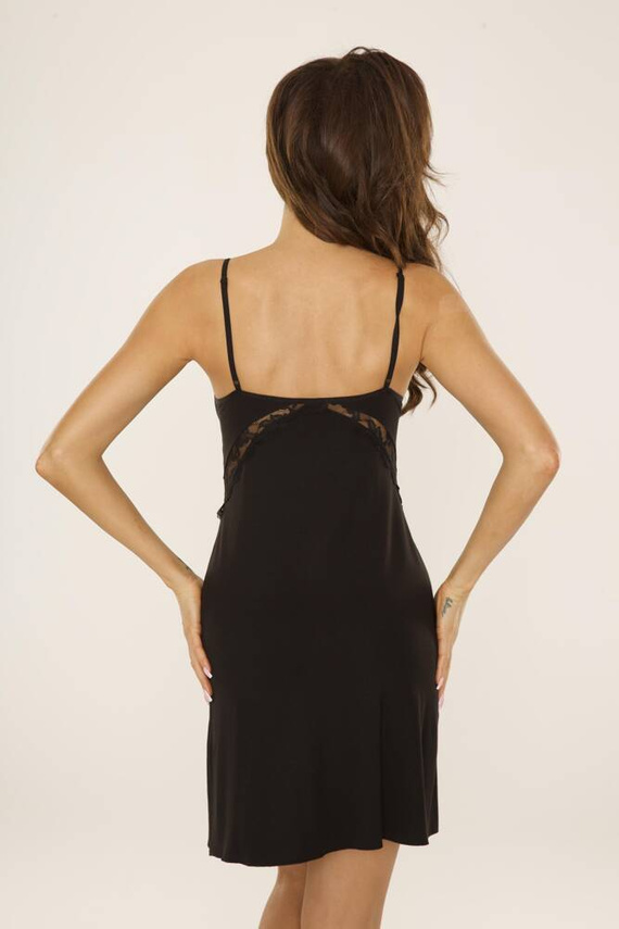 Koszula nocna 739 Velar Forex - czarny