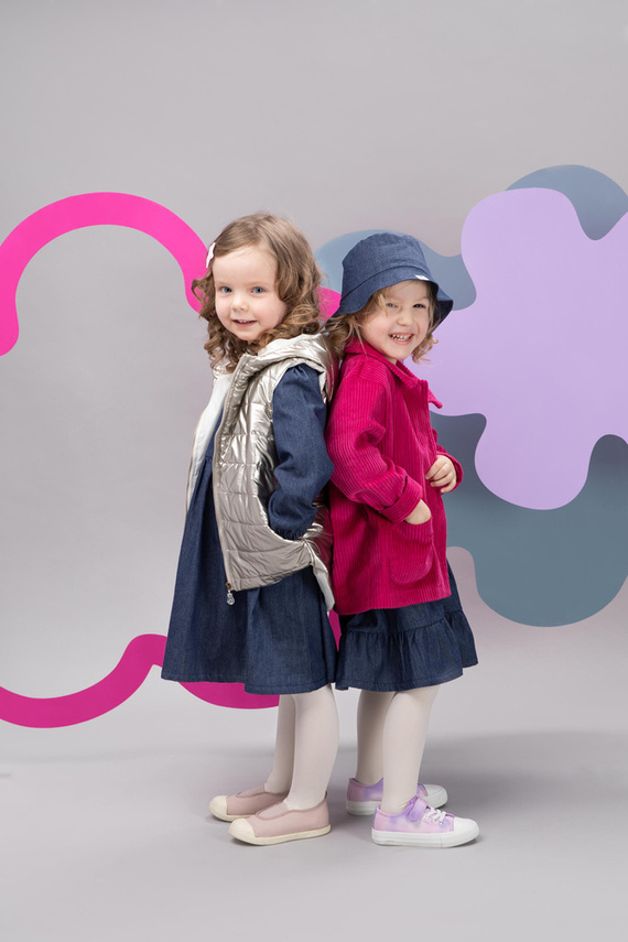 Spódniczka z marszczeniami Romantic Pinokio - jeans