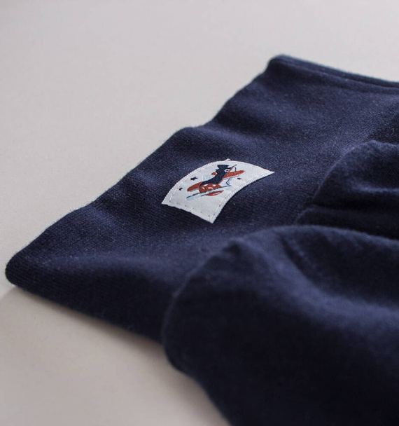 Półśpiochy z bawełny organicznej Samoloty Nini granatowy