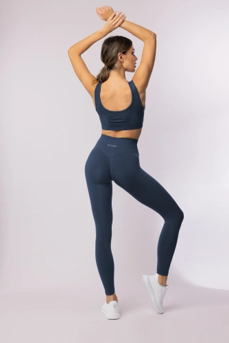 SPAIO Flex Innergy 2.0 navy blue– legginsy damskie seamless do aktywności