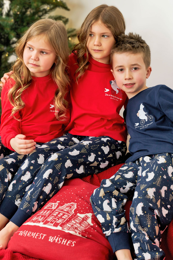 PDG.5264 "Frozen" Piżama dziecięca Unisex Doctor Nap - navy blue