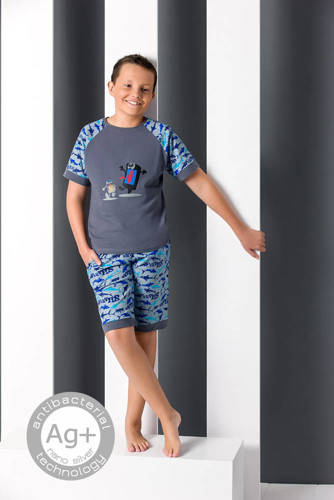 Piżama chłopięca PY2008 Passion grafit