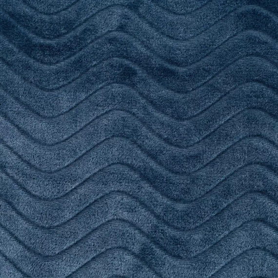 Koc narzuta z frędzlami Emma Eurofirany granatowy