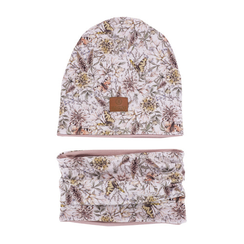 Czapka dziecięca+ komin Dream Garden - Makaszka