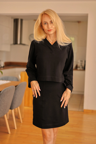 Zestaw Dallas — sukienka + bluza | 95% bawełna, 5% elastan | polska produkcja Mirale