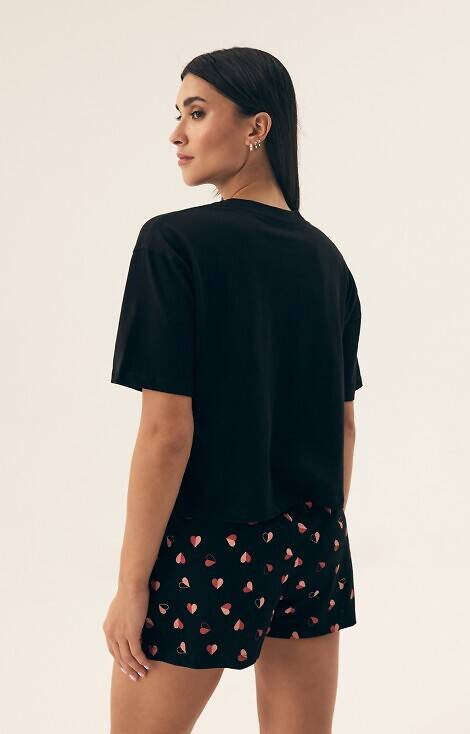 Piżama Damska 42649 Necesito Henderson - czarna