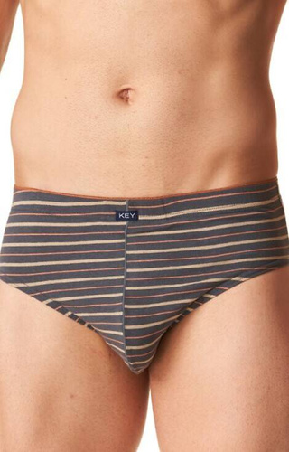 Slipy męskie MPP  303 2-pak Key - brązowy- szary