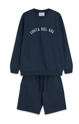 Piżama Męska 42637 Del  Henderson - granatowy