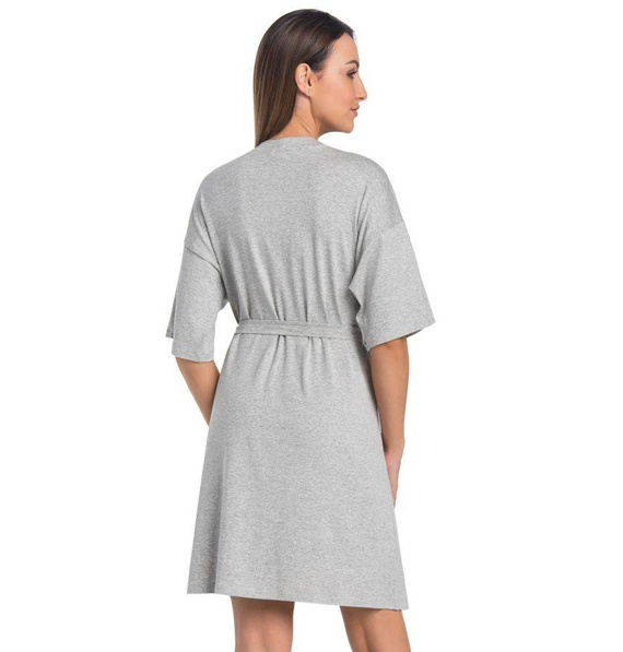 Damski szlafrok Maddalena Teyli - szary