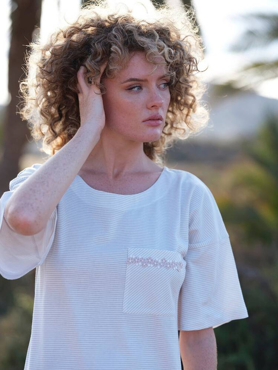 Koszula nocna 234 Cana- beżowy