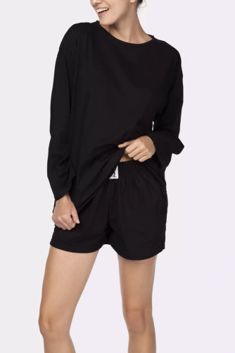 Piżama damska Joy longsleeve Mona black 